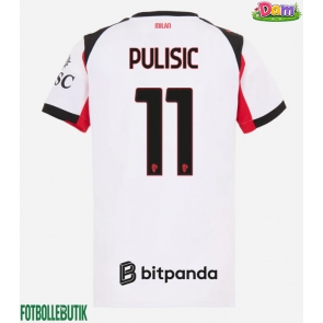 AC Milan Christian Pulisic #11 Bortatröja Kvinnor 2025-26 Kortärmad